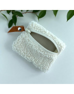 Pochette XS, "Bouclette" écru