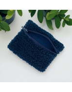Pochette XS, "Bouclette" marine