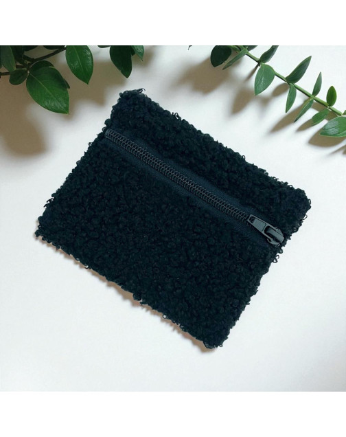 Pochette XS, "Bouclette" noir