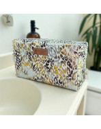 Trousse nomade M, "Savannah" blanc
