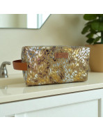 Trousse nomade M, "Savannah" beige