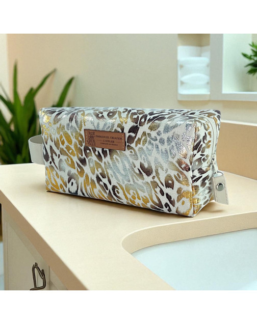 Trousse nomade S, "Savannah" blanc