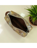 Trousse nomade S, "Savannah" beige