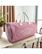 Sac polochon, "Escapades en amoureux" Brooklyn rose poudré