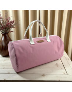 Sac polochon, "Brooklyn" rose poudré