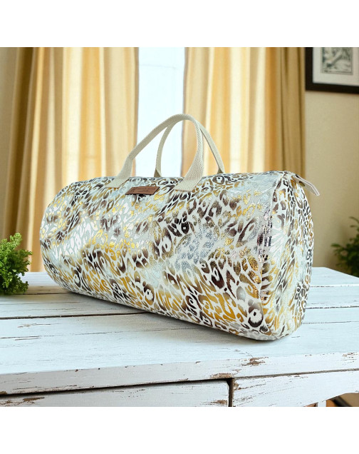 Sac polochon, "Savannah" blanc