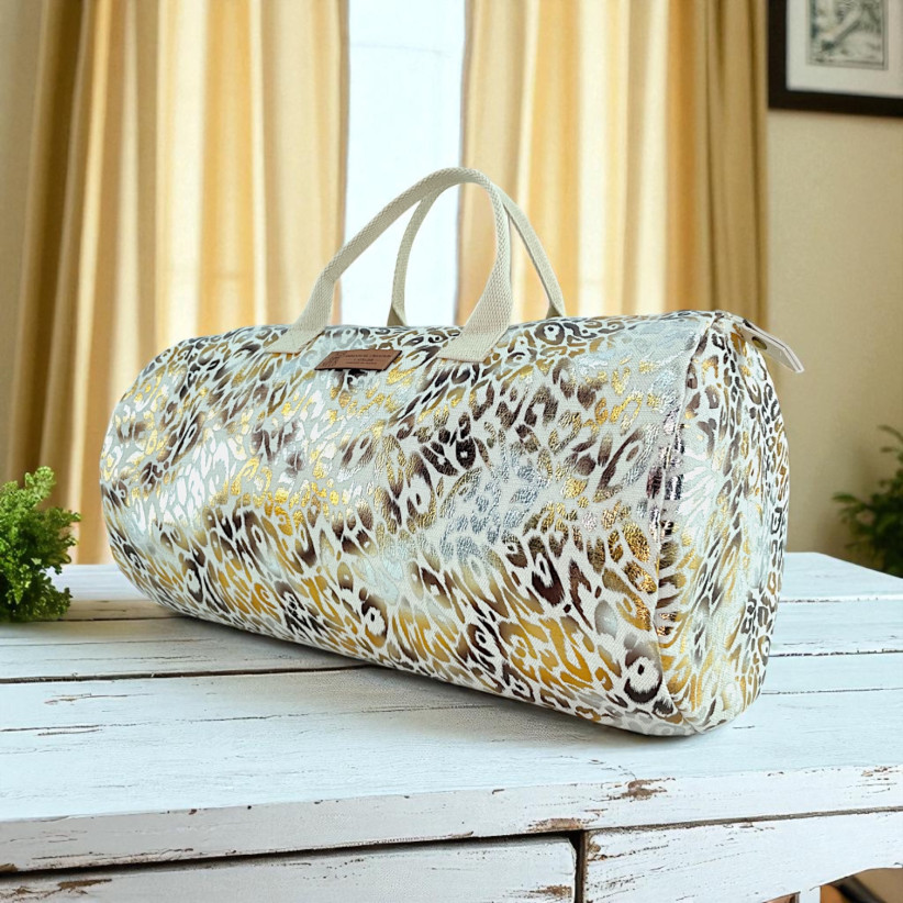 Sac polochon, "Savannah" blanc