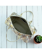 Sac polochon, "Savannah" blanc
