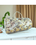 Sac polochon, "Savannah" blanc