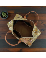 Sac polochon, "Savannah" beige