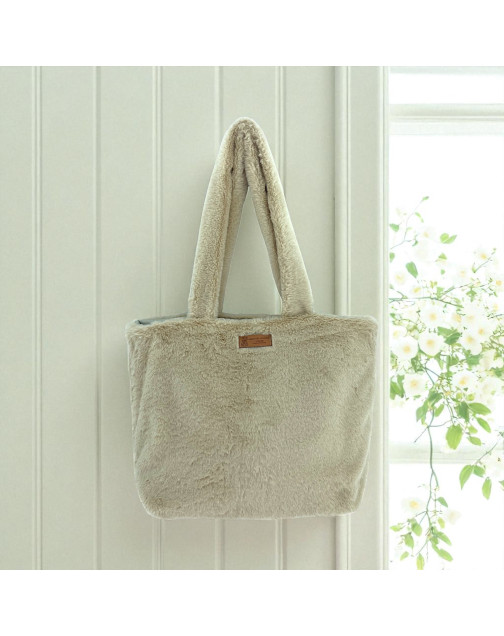 Sac cabas, "Fourrure" sable
