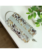 Trousse nomade XS, "Savannah" blanc