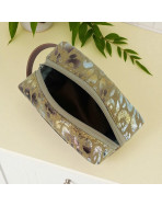 Trousse nomade XS, "Savannah" beige