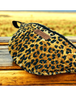 Sac banane, "Velours léopard"