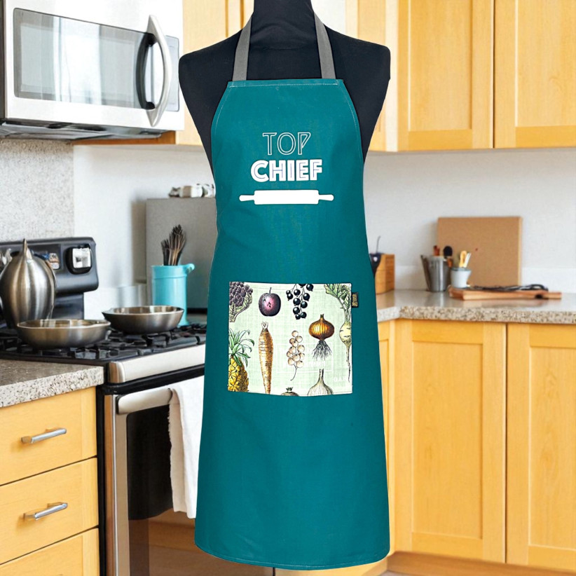 Tablier de cuisine, "Top Chief !" pétrole