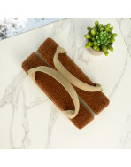Sac isotherme Ice cube S, "Bouclette" terra