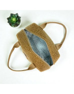 Sac isotherme Ice cube S, "Bouclette" camel