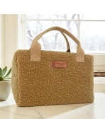 Sac isotherme Ice cube S, "Bouclette" camel