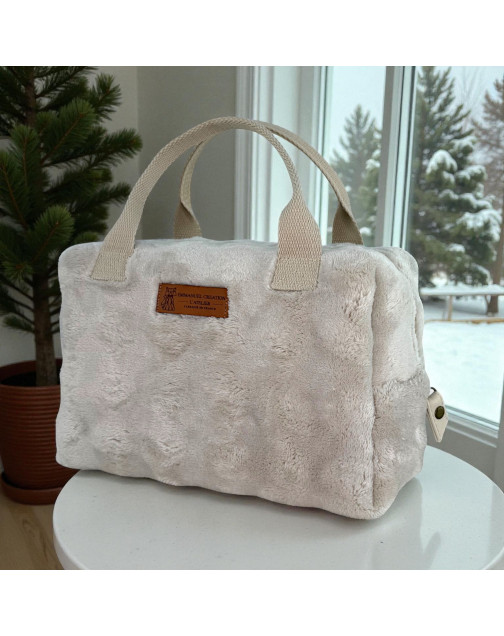 Sac isotherme Ice cube S, "Bubble" taupe