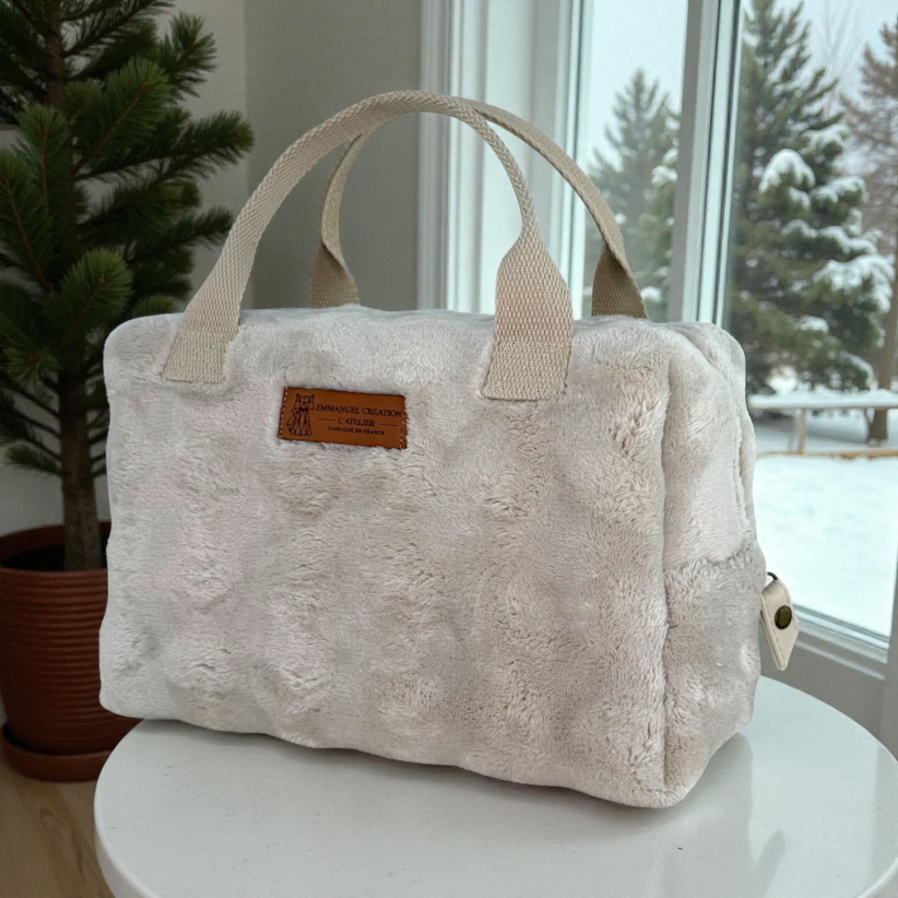 Sac isotherme Ice cube S, "Bubble" taupe