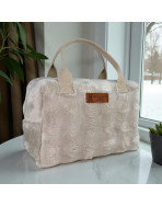 Sac isotherme Ice cube S, "Bubble" taupe