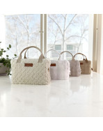 Sac isotherme Ice cube S, "Bubble" blanc