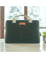 Sac isotherme Ice cube M, "Bouclette" kaki