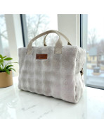 Sac isotherme Ice cube M, "Bubble" taupe