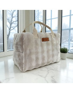 Sac isotherme Ice cube M, "Bubble" taupe