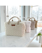 Sac isotherme Ice cube M, "Bubble" taupe