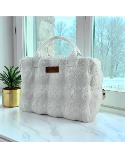 Sac isotherme ice cube M, "Bubble" blanc