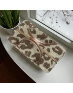 Vanity, "Bouclette léopard" taupe