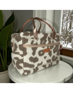 Vanity, "Bouclette léopard" taupe