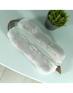 Trousse nomade XS, "Bubble" taupe