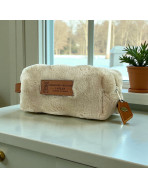 Trousse nomade XS, "Bubble" sable