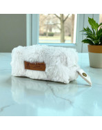 Trousse nomade XS, "Bubble" blanc