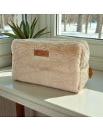 Trousse nomade M, "Fourrure" sable