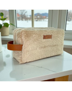 Trousse nomade M, "Fourrure" sable