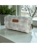 Trousse nomade S, "Bubble" taupe