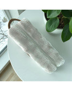 Trousse nomade S, "Bubble" taupe