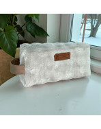 Trousse nomade S, "Bubble" taupe