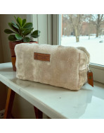 Trousse nomade S, "Bubble" sable