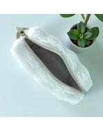 Trousse nomade S, "Bubble" blanc