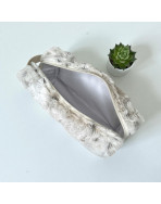 Trousse nomade S, "Lapinou" taupe