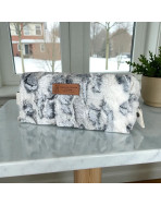 Trousse nomade S, "Lapinou" gris