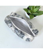 Trousse nomade S, "Lapinou" gris