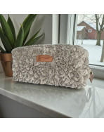 Trousse nomade S, "Courchevel" taupe