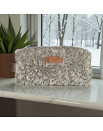 Trousse nomade S, "Courchevel" taupe