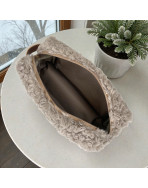 Trousse nomade S, "Courchevel" taupe