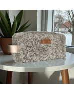 Trousse nomade S, "Courchevel" taupe